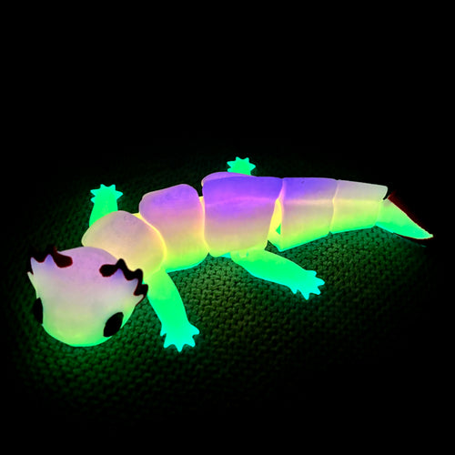 Ajolote articulado 3D UV